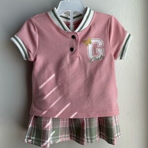 Sweet butterfly toddler outfit 4T